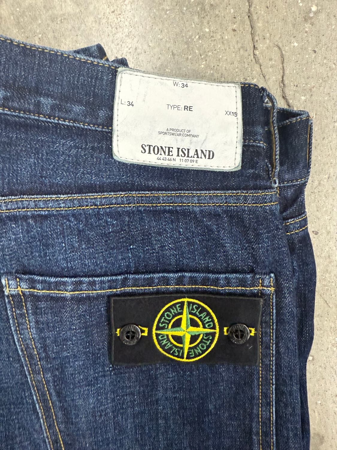 스톤아일랜드 stone island archive 00‘s denim 상품이미지4