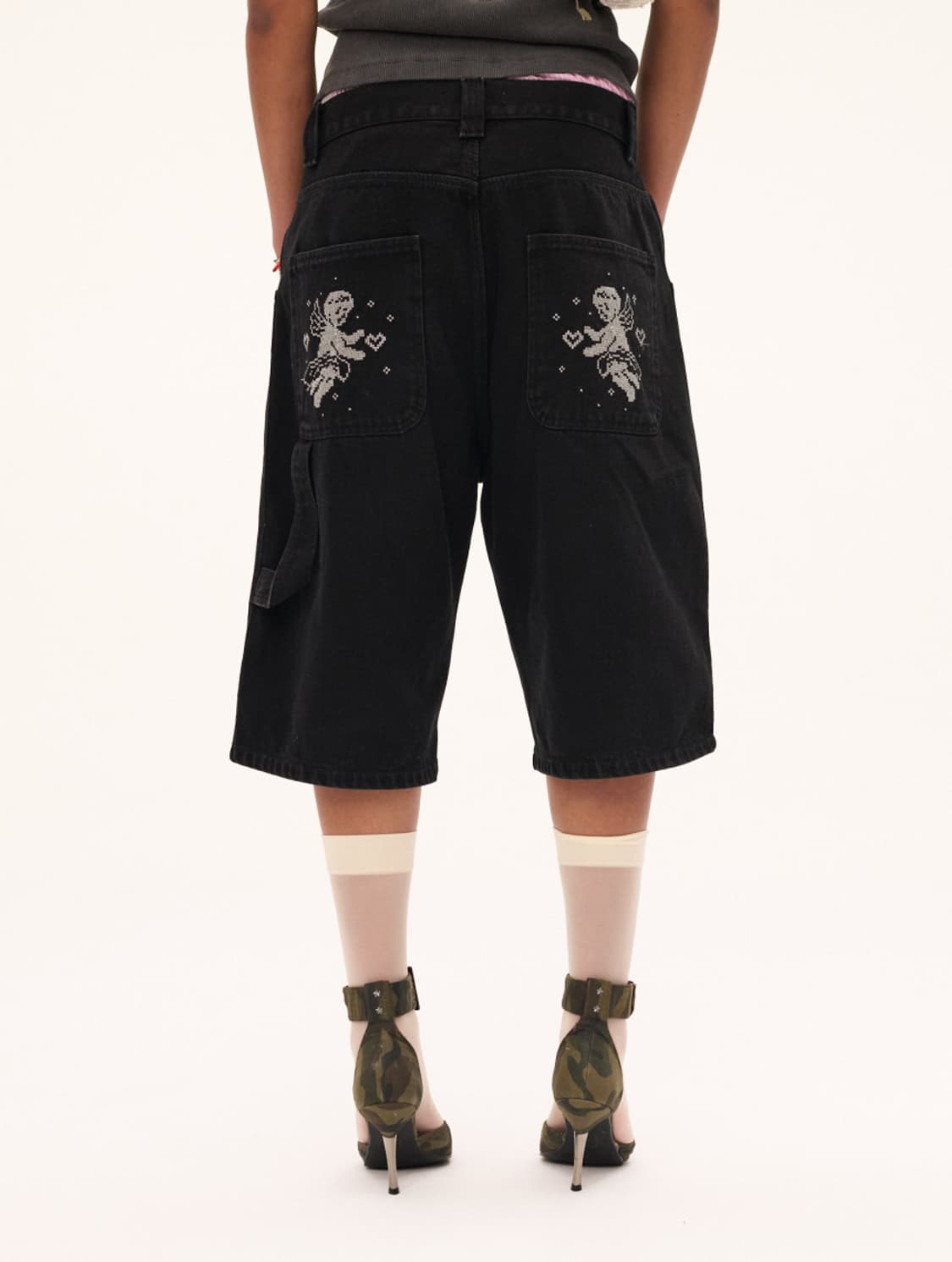 까르네볼렌테 블랙 큐피드 쇼츠(30, 새상품) 상품이미지1