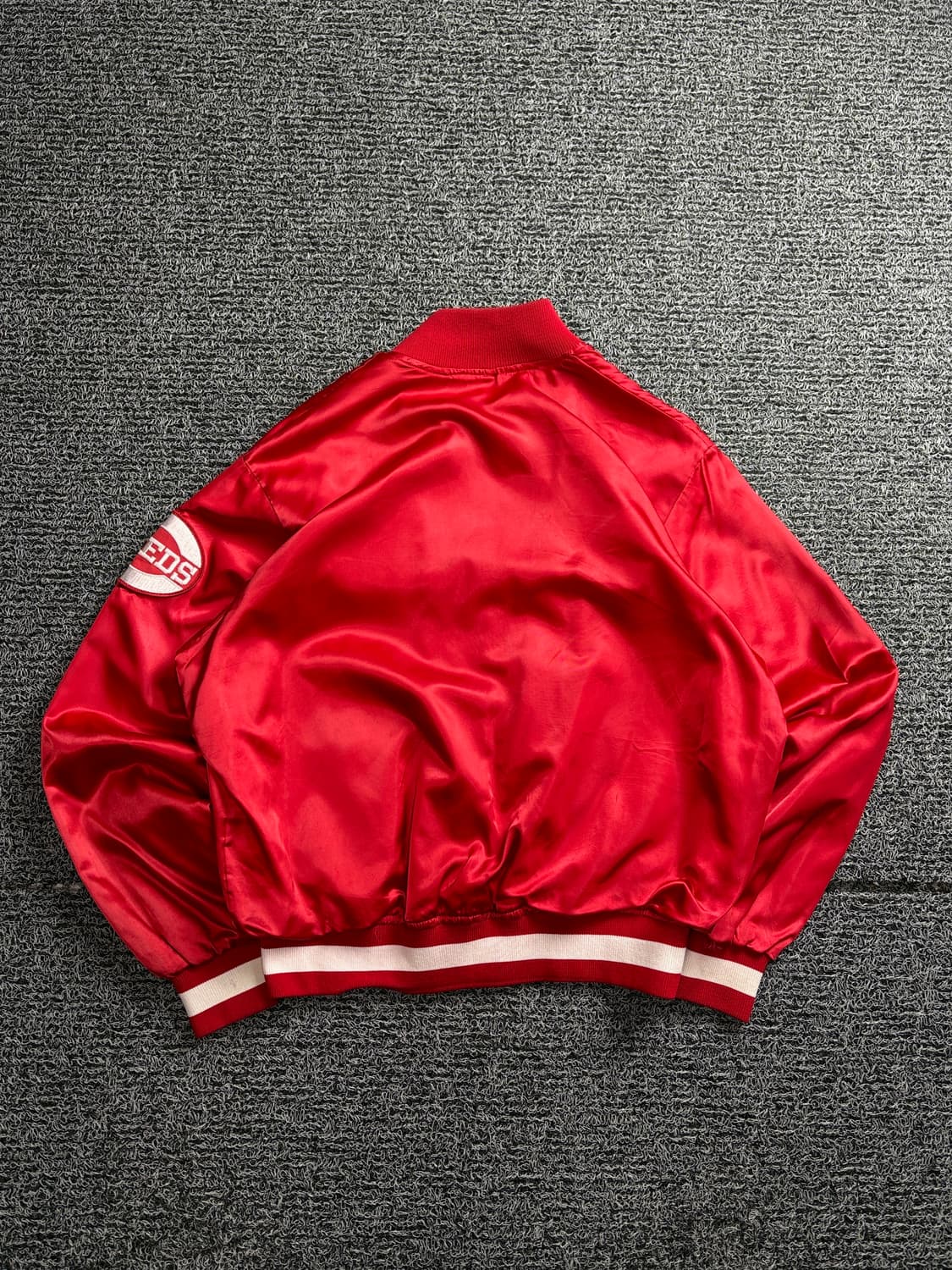 00s MLB 신시네티 레즈 사틴 바시티 자켓 2716 상품이미지4