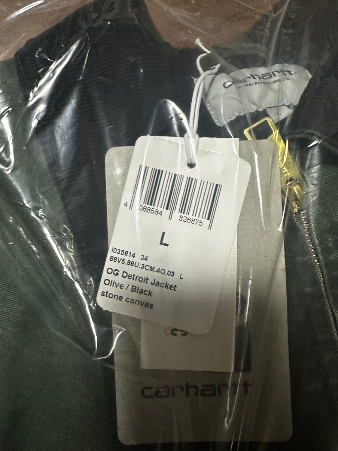 칼하트 올리브 디트로이트 L 미개봉 새상품 상품이미지3