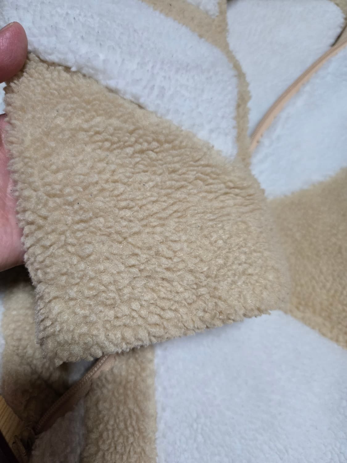 아디다스 남성용 오리지널 쉐르파 트랙자켓 상품이미지6