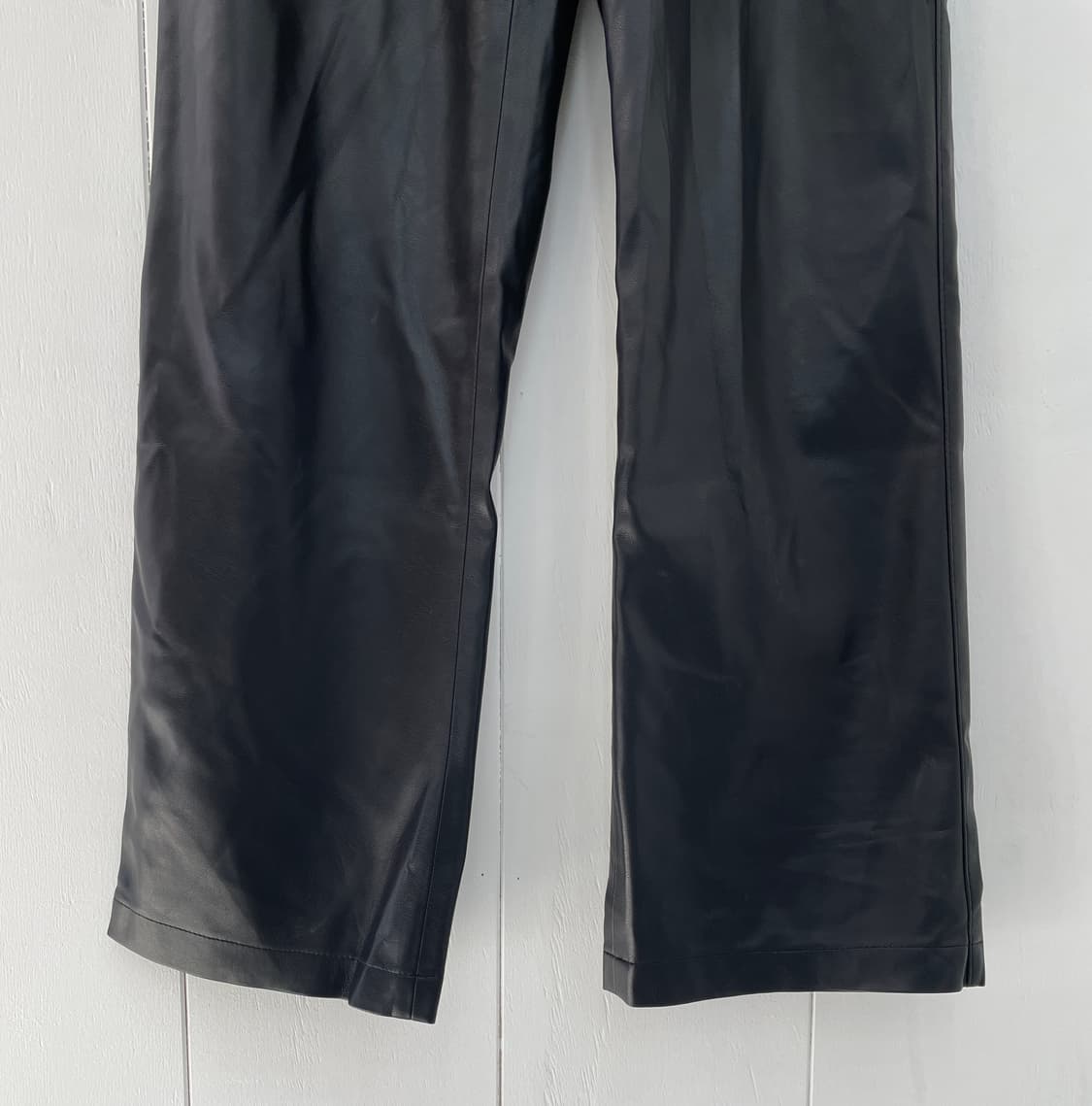 스페로네(SPERONE) 페이크 레더 와이드 팬츠 상품이미지7