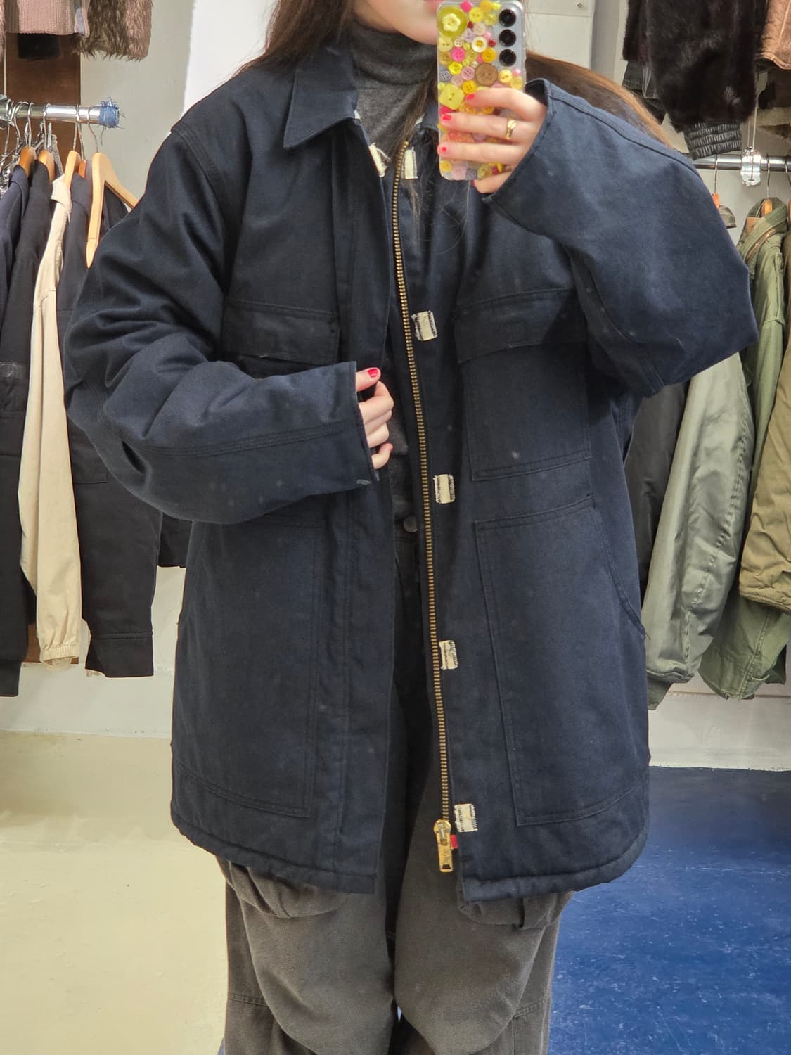 1990s Carhartt 칼하트 FR 방화 워크 자켓 상품이미지2