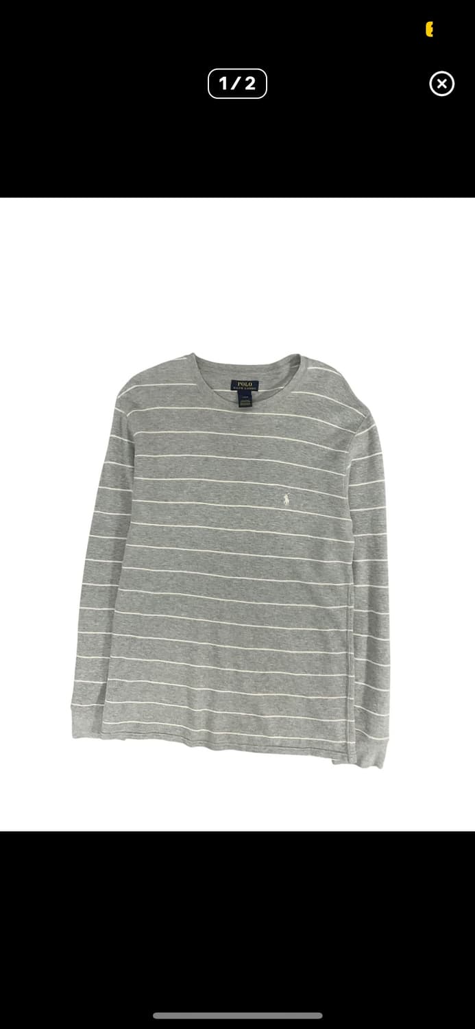 폴로 스트라이프 와플티 (man L) 상품이미지1