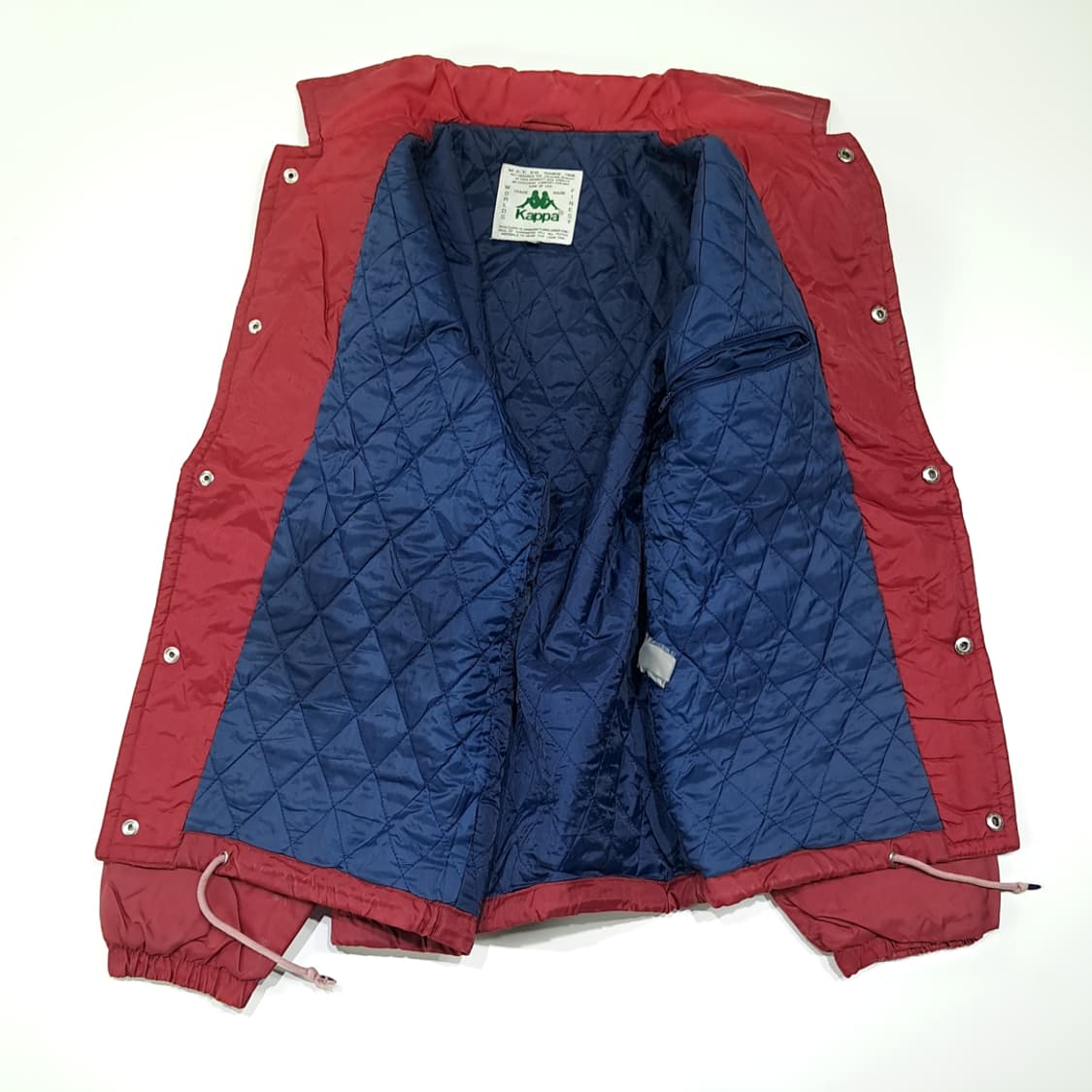 CL400 L 카파 90s 나일론 퀼팅안감 버건디 코치 자켓 아우터 상품이미지5