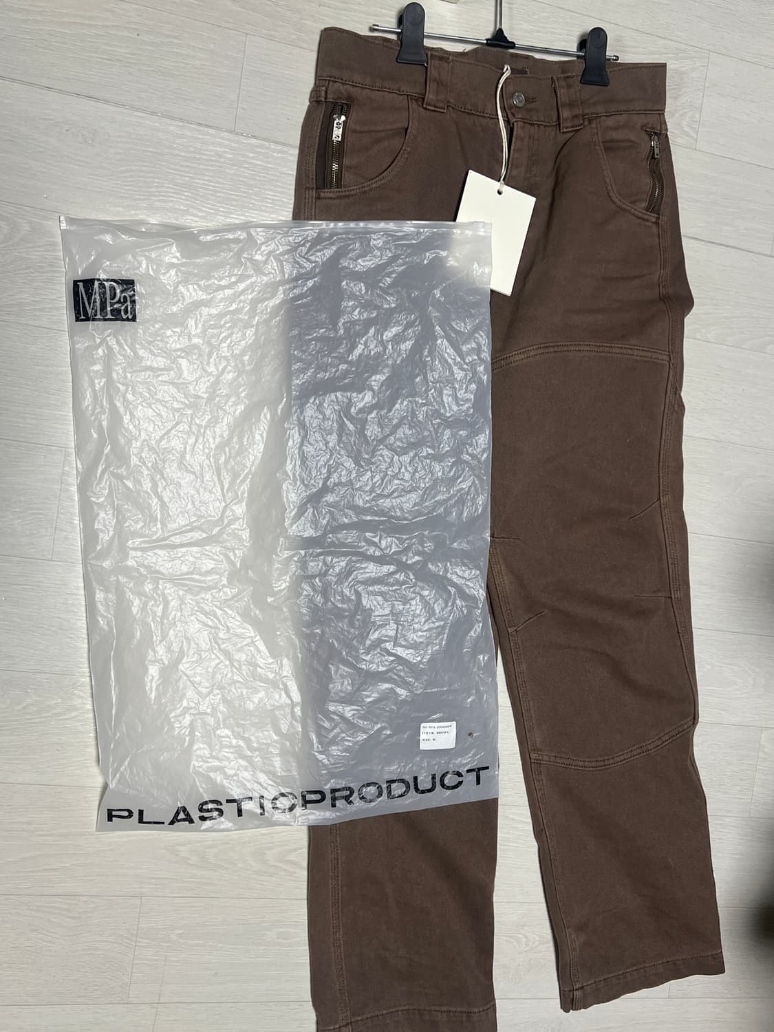 플라스틱프로덕트 MPa CALF POCKET PANTS (BROWN) 상품이미지8