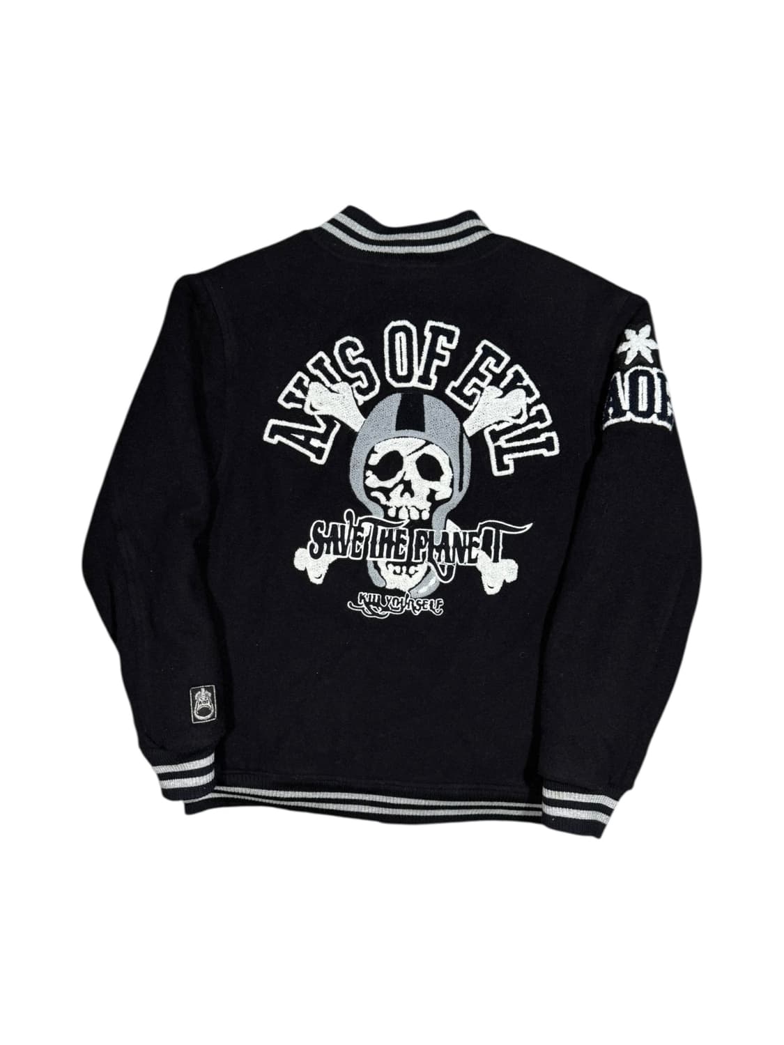 Axis of evil made in hell 빈티지 바시티 자켓 상품이미지1