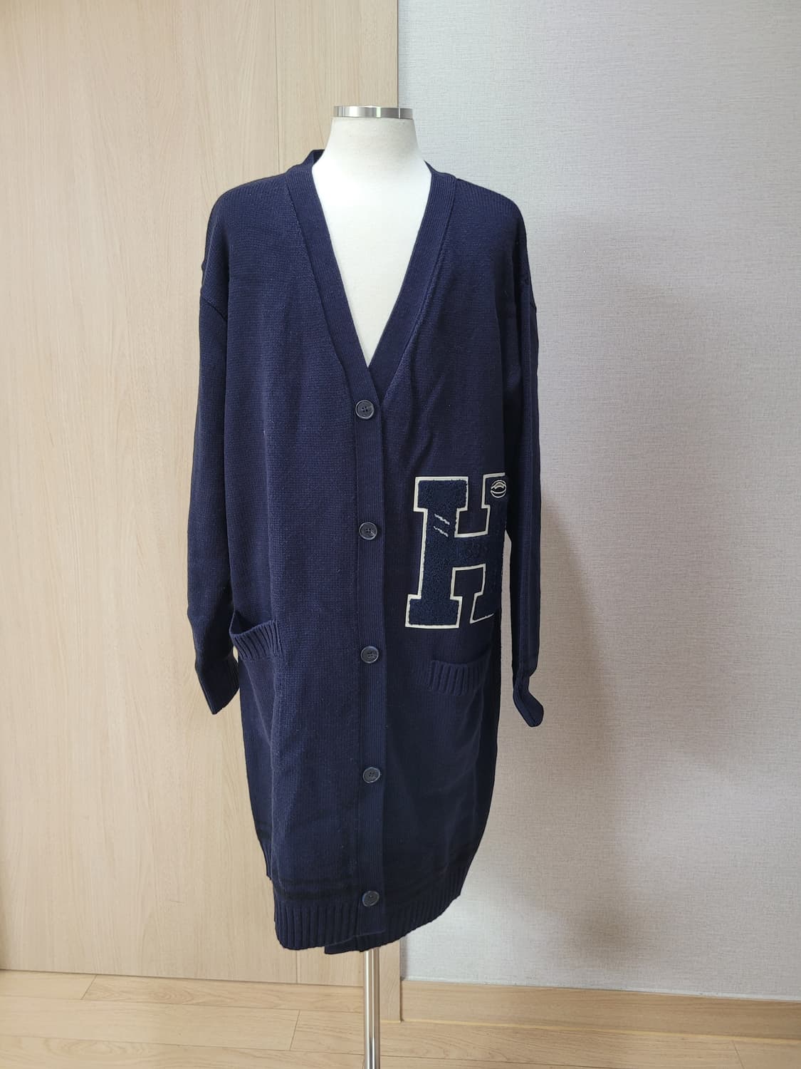 TMRW 남자 니트 롱 가디건 120 네이비 상품이미지1