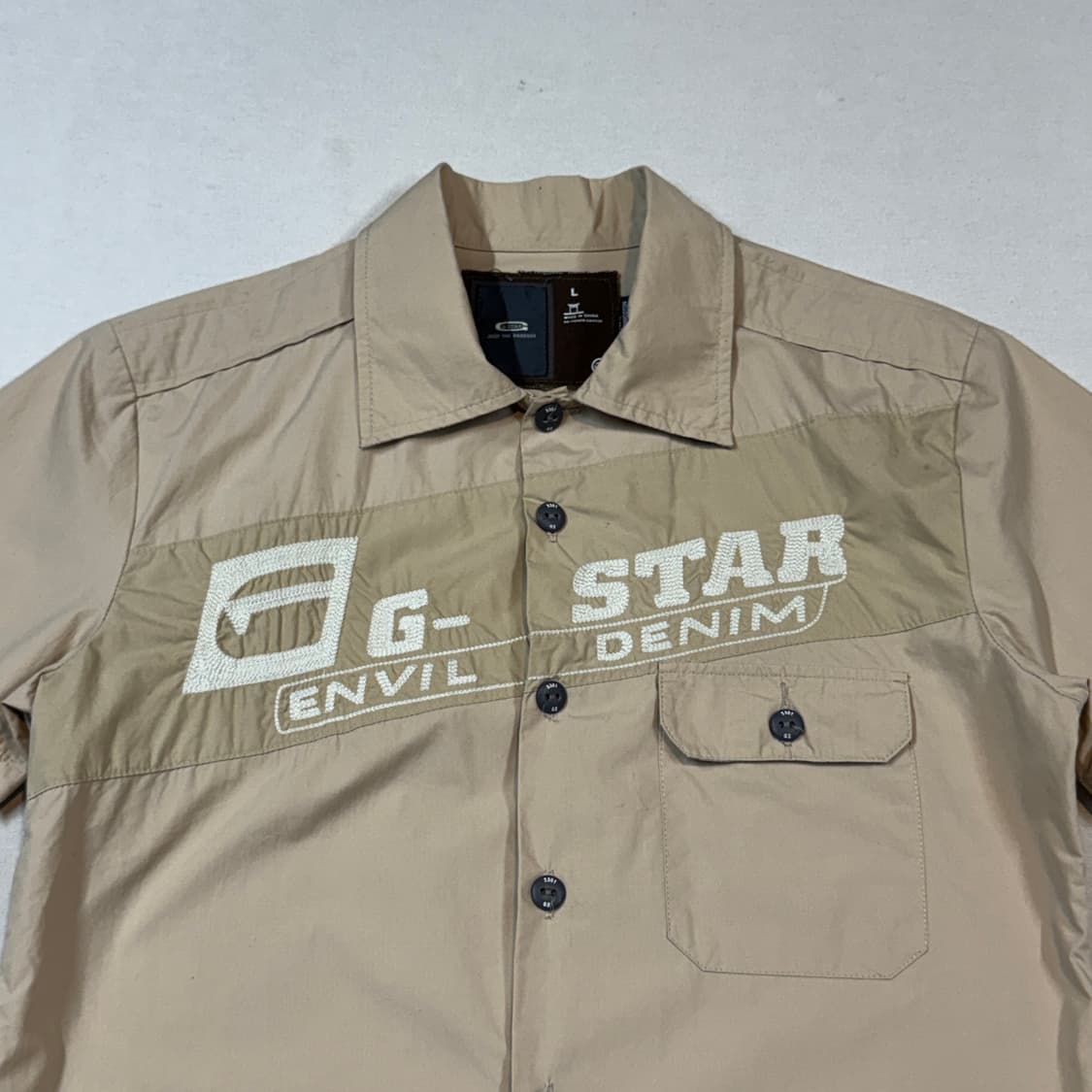 L) 지스타로우 G-STAR 자수 디테일 셔츠 상품이미지3