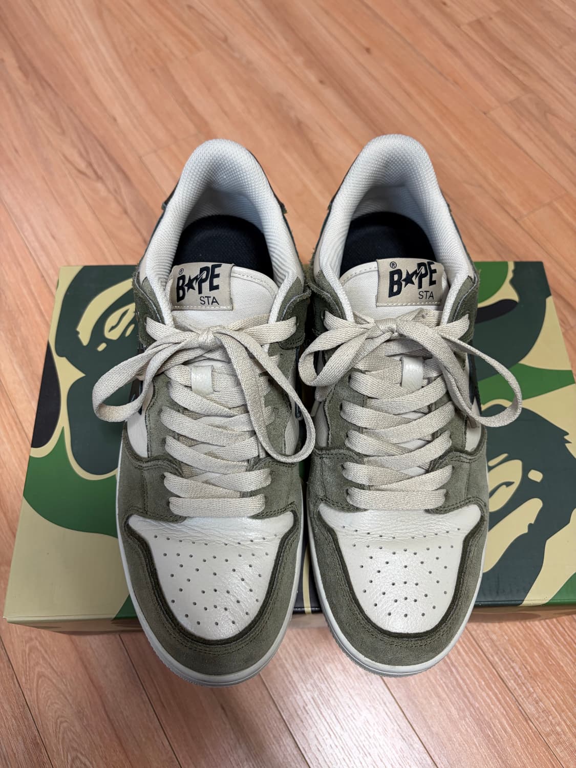 [280] 베이프 SK8 스타 올리브 상품이미지2