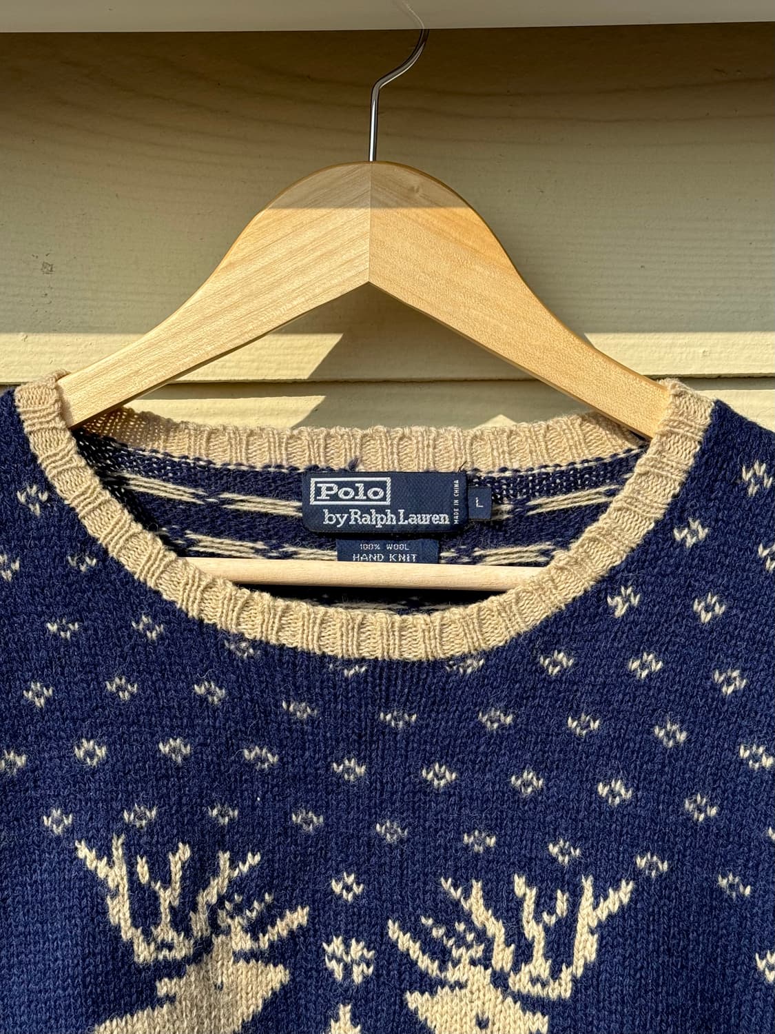 90s 빈티지 폴로 노르딕 울 스웨터 니트 상품이미지2