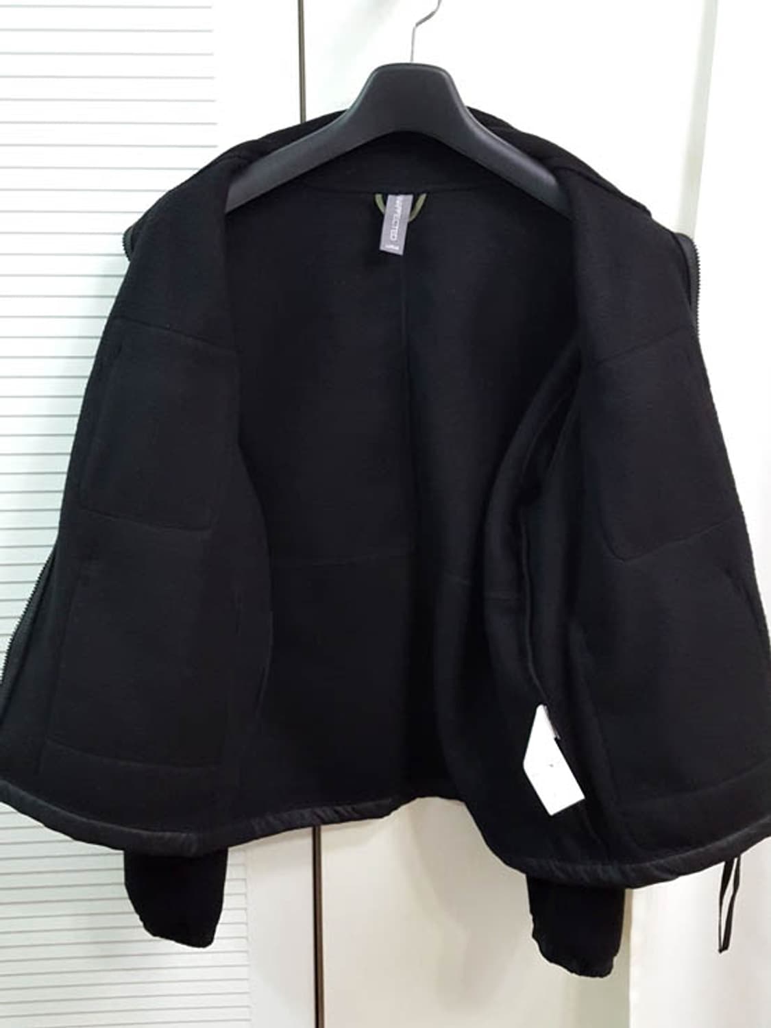 언어펙티드 플리스 자켓 블랙 프리 상품이미지6