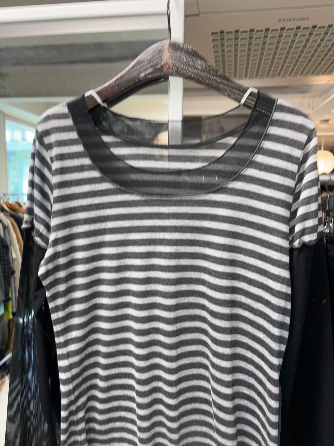 센소유니코 nero 레이어드 매쉬 롱슬리브 상품이미지3