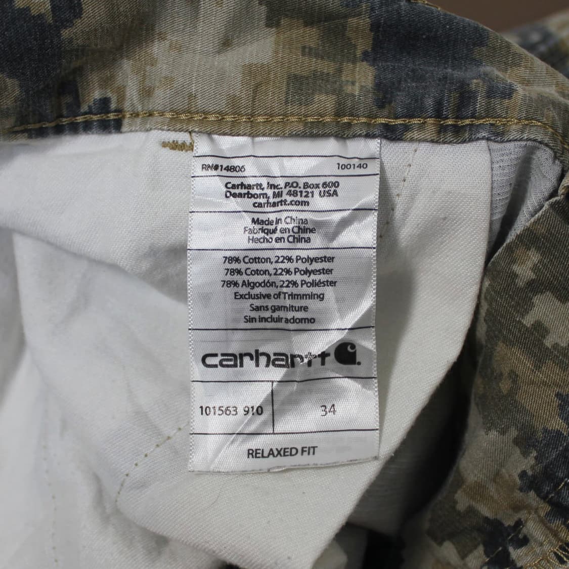 Carhartt 칼하트 밀리터리 워크 카고팬츠  상품이미지6