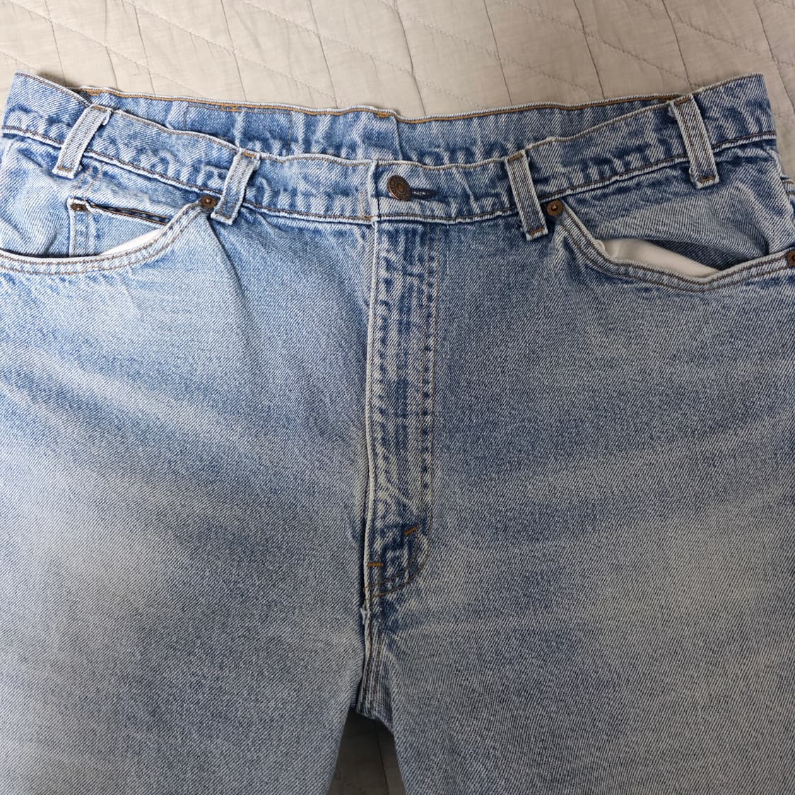 [40X32] 80s 빈티지 리바이스 517 부츠컷 데님 연청5 오렌지탭 상품이미지3