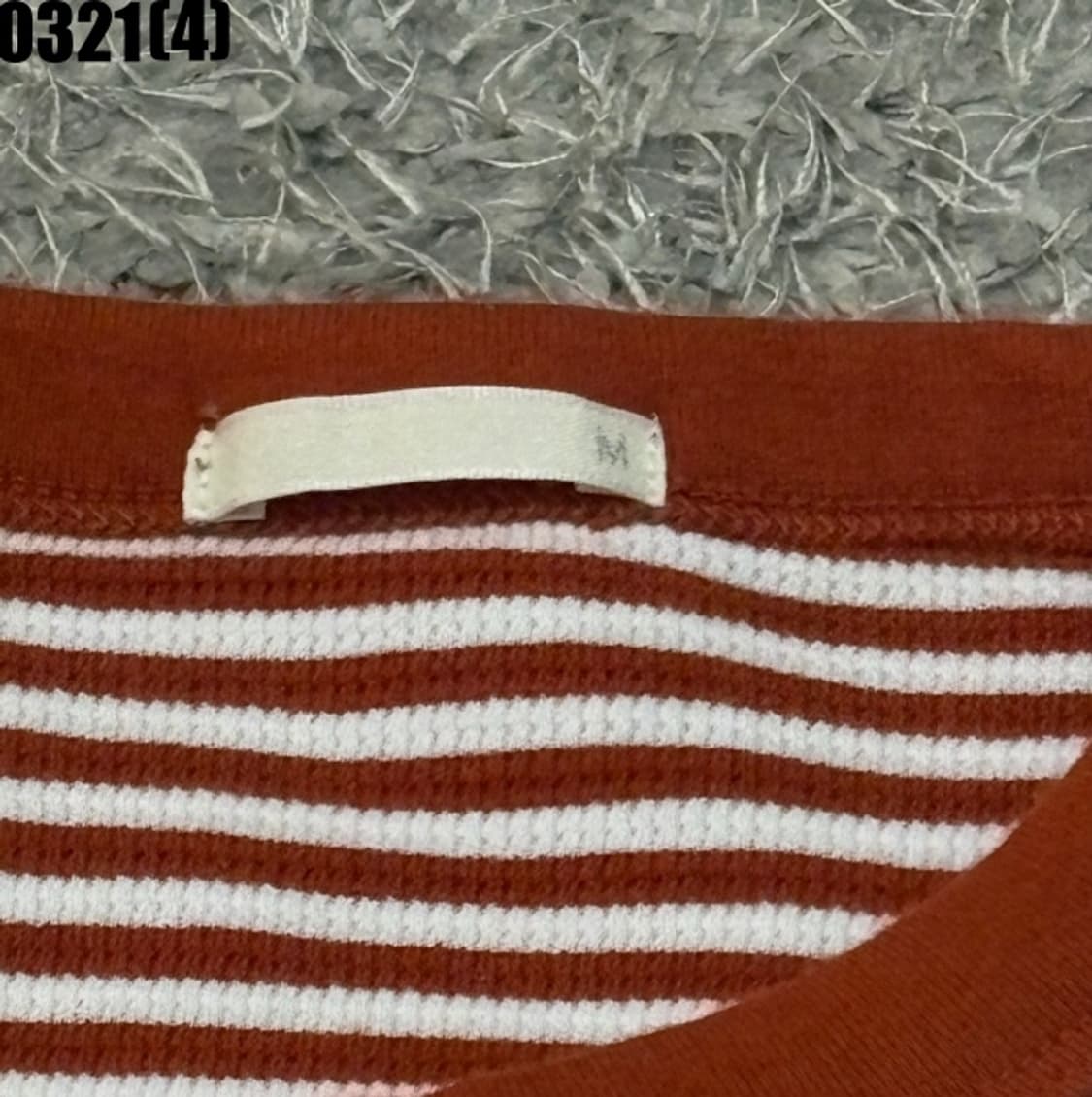 M GU 스트라이프 반팔 티셔츠 0321(4) 상품이미지3