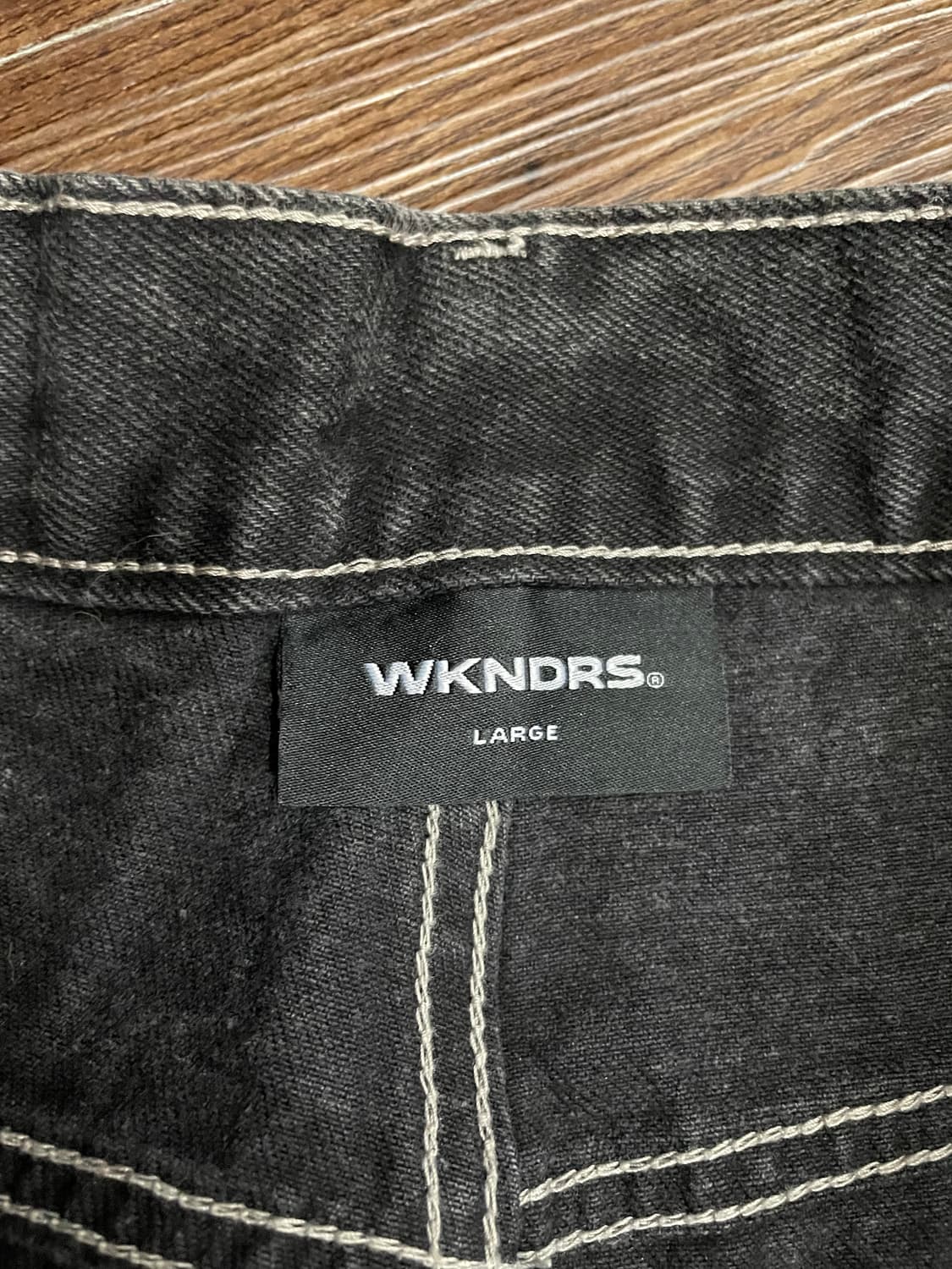 WKNDRS DRAGGY WORK PANTS BLACK 상품이미지7