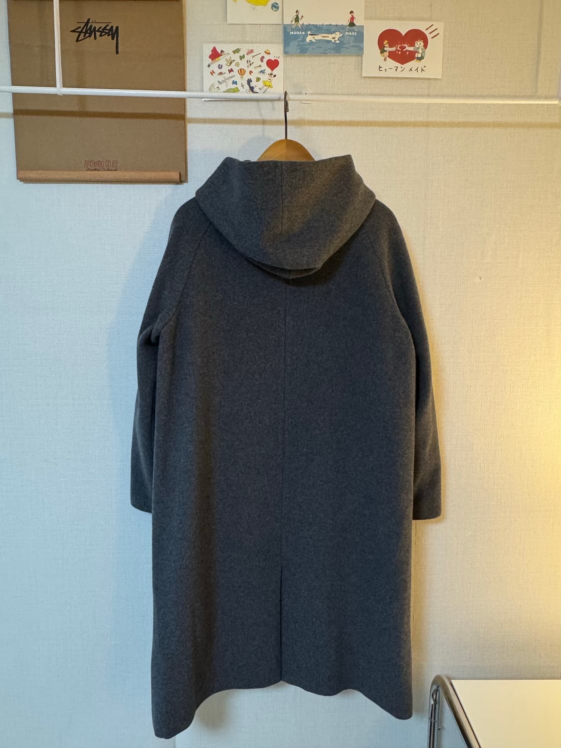 [1]BEAMS BOY 빔즈보이 나일론 울 후드코트 상품이미지2