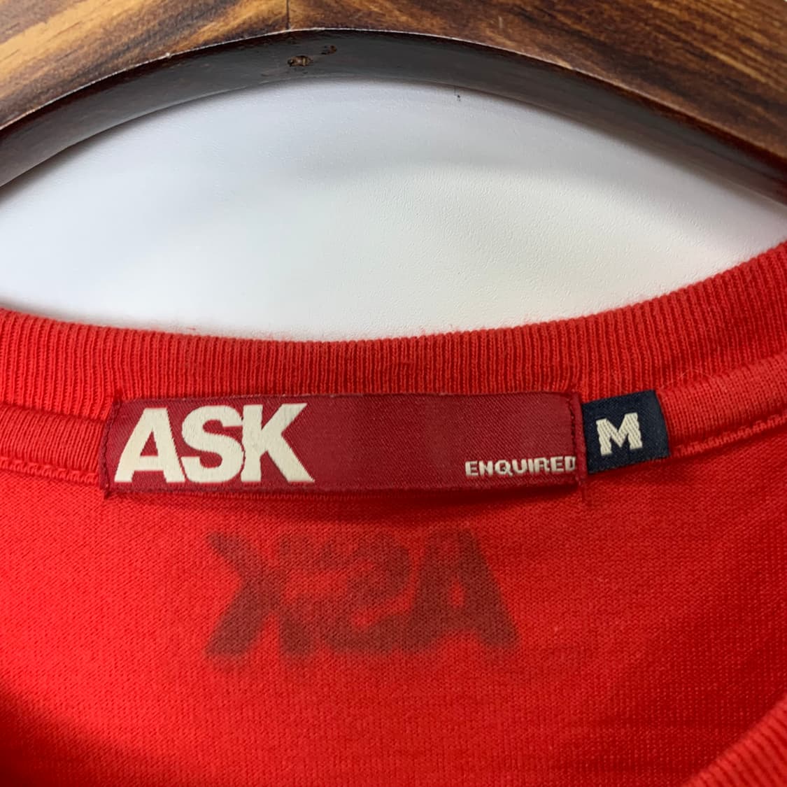 Ask  y2k 와투케 레드 롱 슬리브 상품이미지7