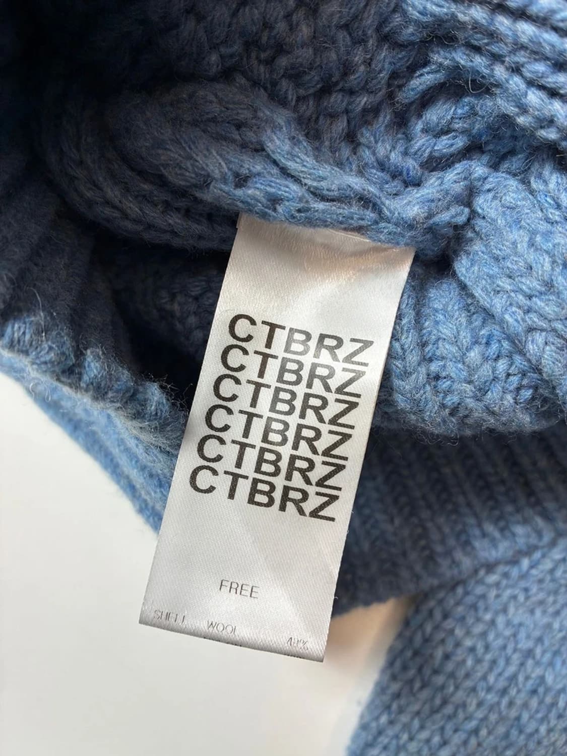 시티브리즈 CITYBREEZE 21FW 울 케이블 니트 집업 PN8190 상품이미지7