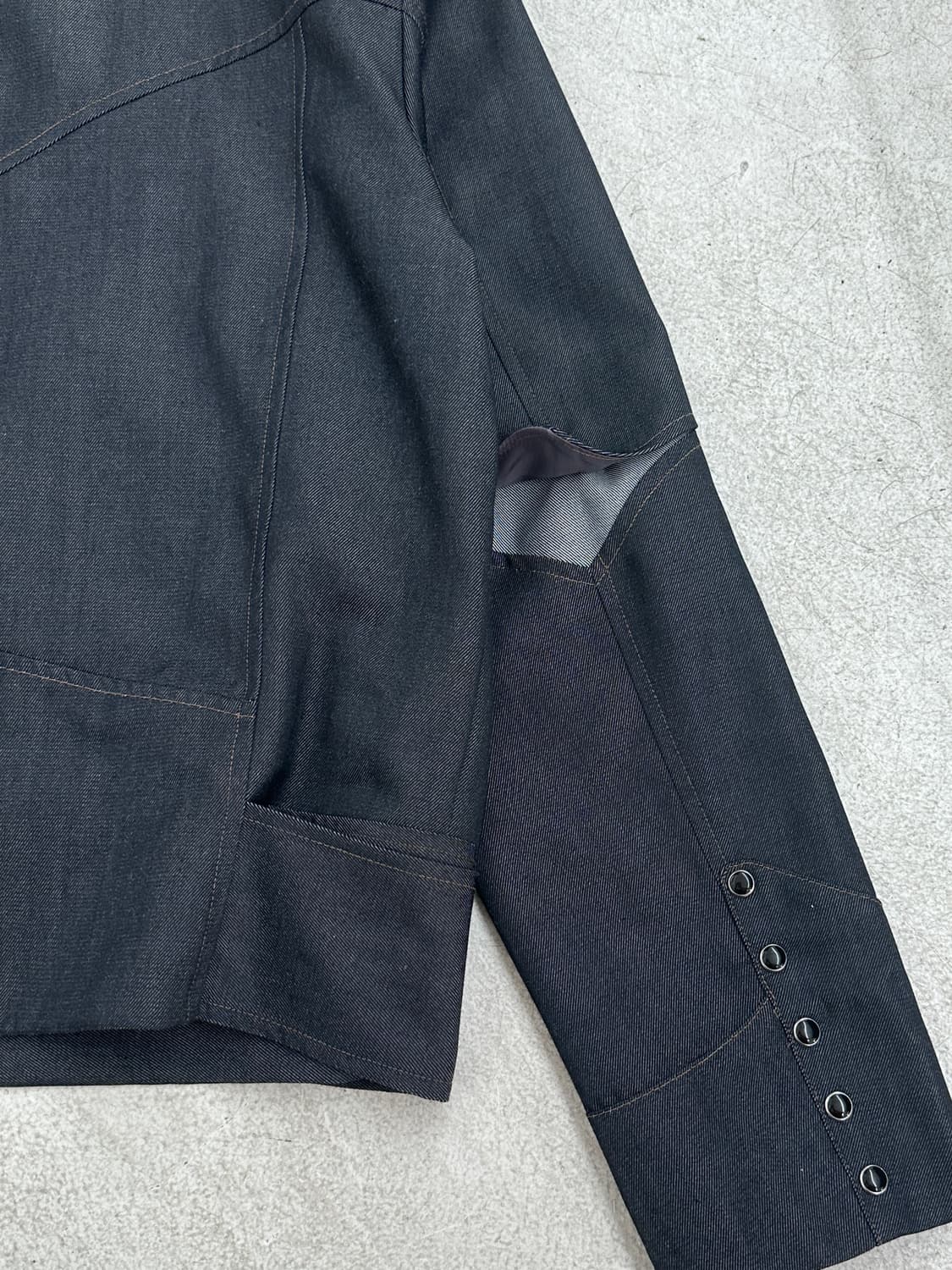 록 스테디 웨스턴 스터드 데님 자켓 상품이미지4