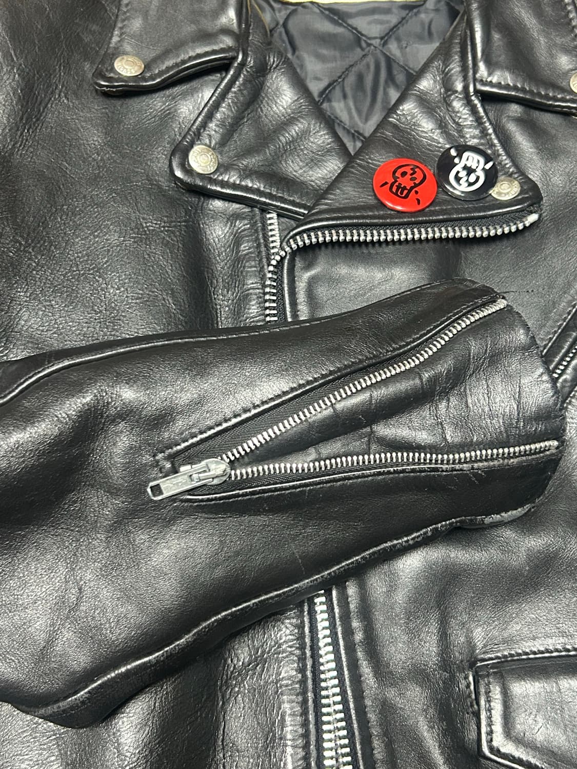 쇼트 퍼펙토 618 가죽자켓 40사이즈 상품이미지6