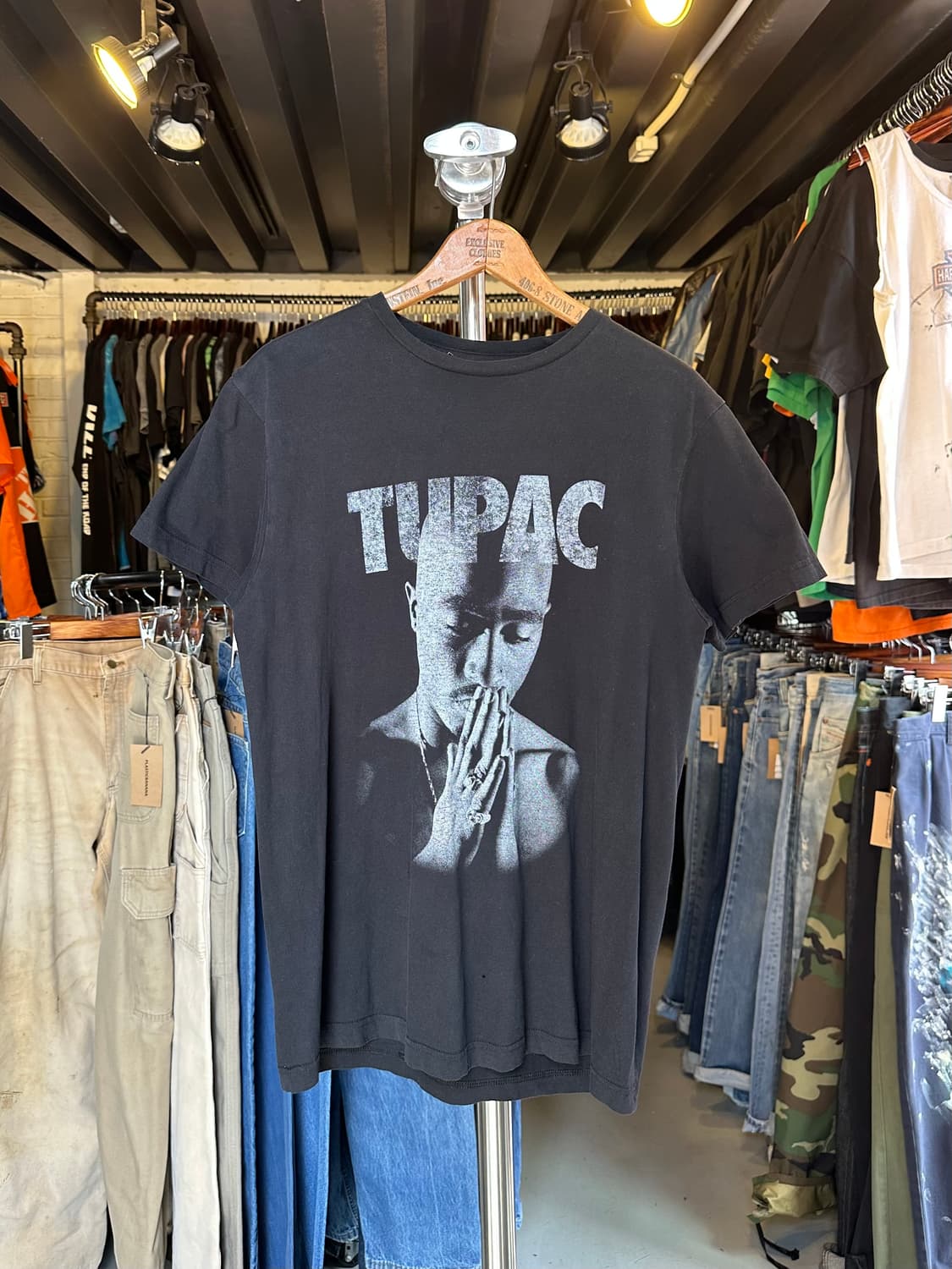 투팍 2pac 래퍼 프린팅 티셔츠 상품이미지1