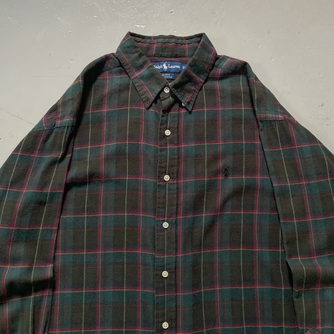 1990’s Polo Check Shirt 상품이미지1