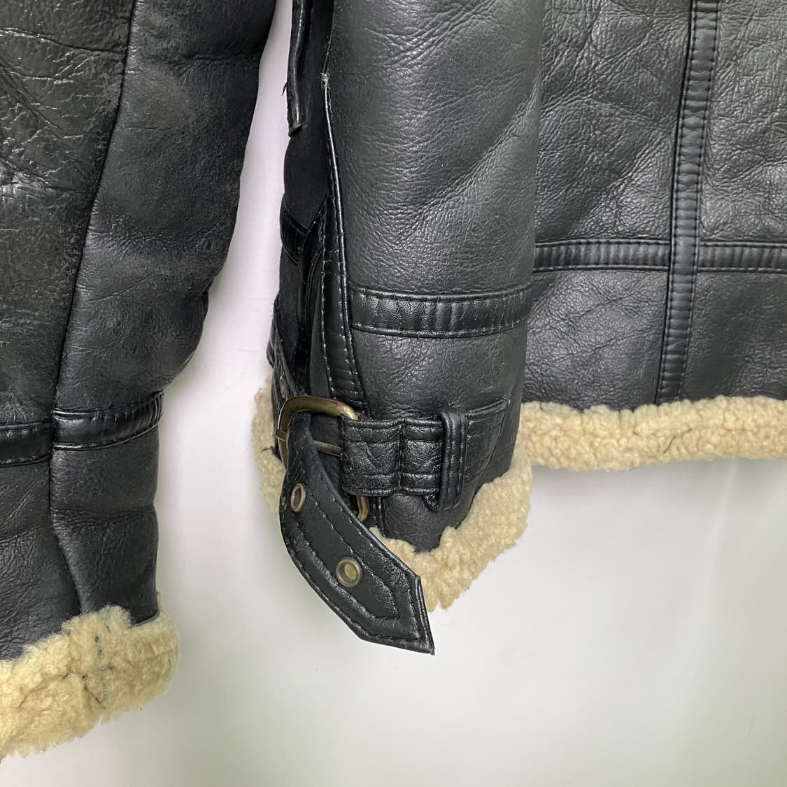 US B-3 양가죽 무스탕 자켓  상품이미지6