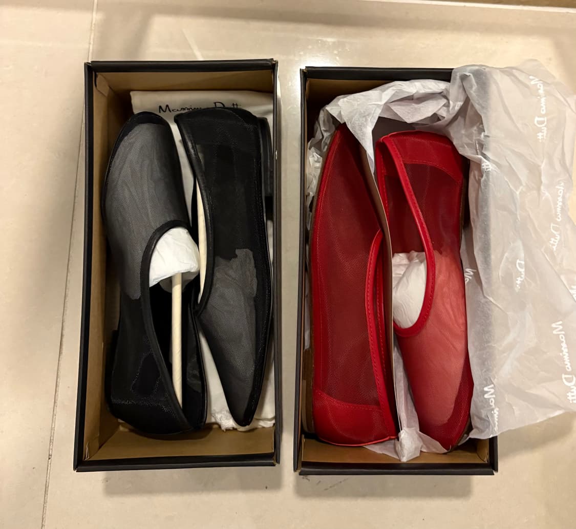 마시모두띠 망사플랫 블랙(36) 상품이미지4