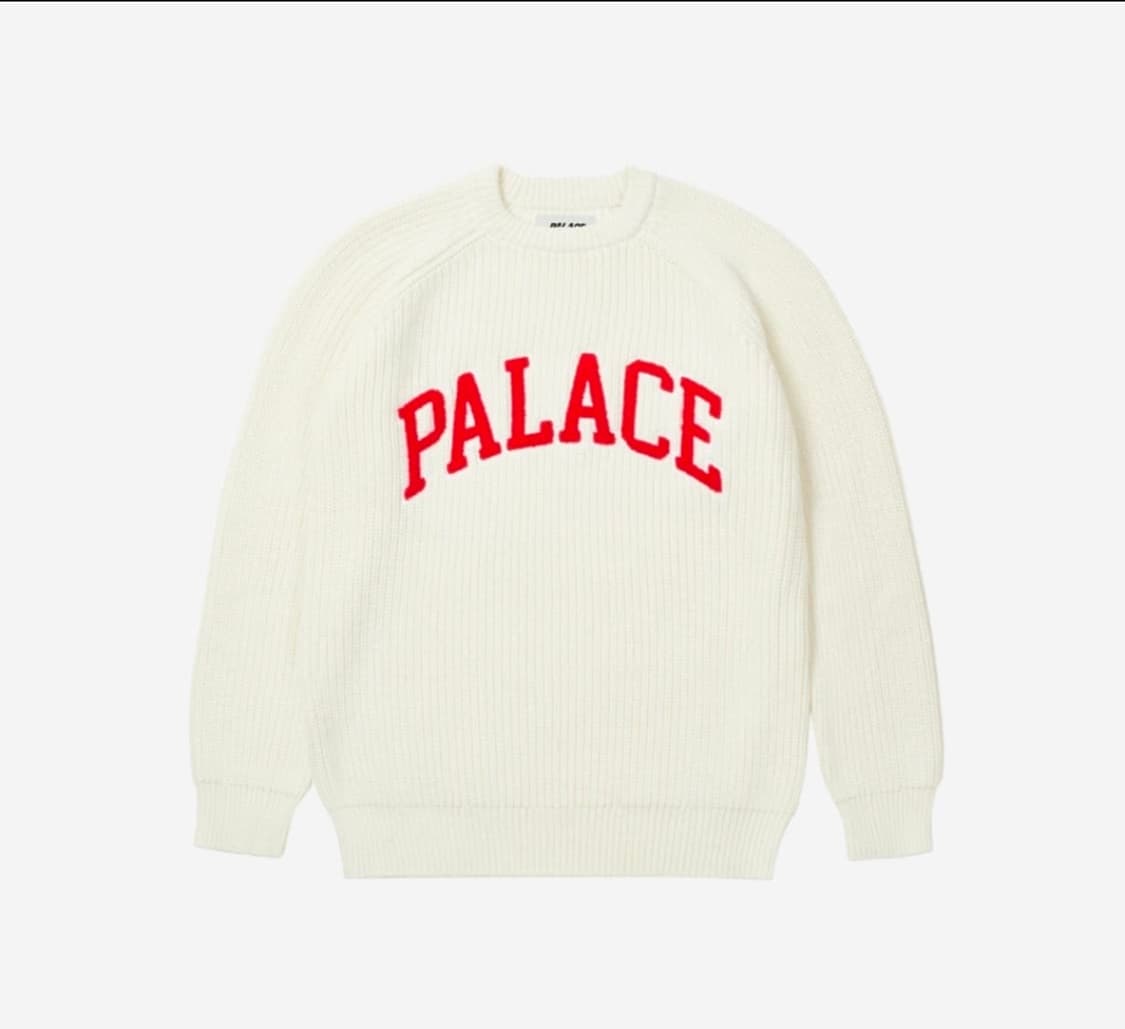 팔라스 컬리지에이트 니트 화이트 XL 상품이미지1