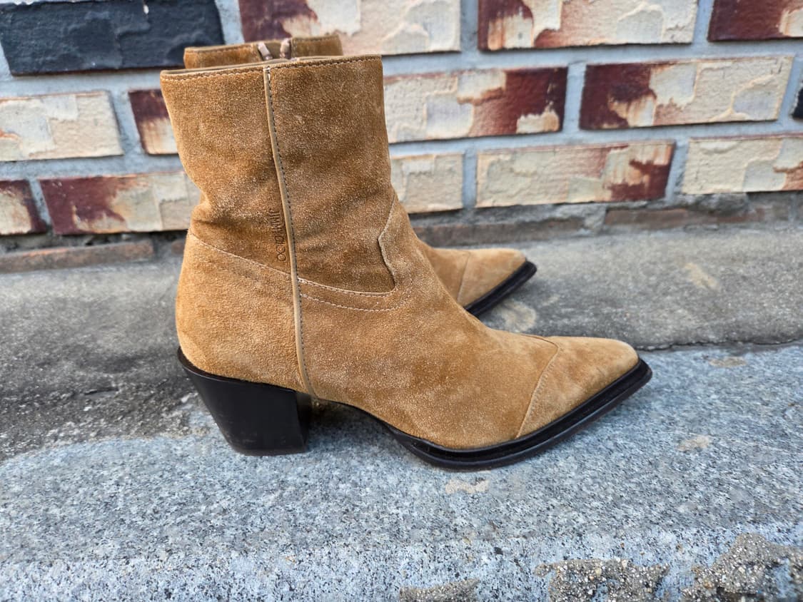 지미추 스웨이드 웨스턴 앵클 부츠 상품이미지2