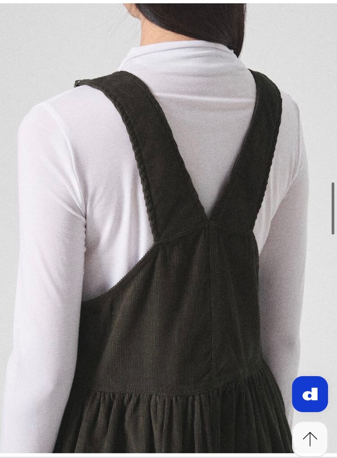 [8 seconds] 코듀로이 서스펜더 원피스 M 상품이미지3