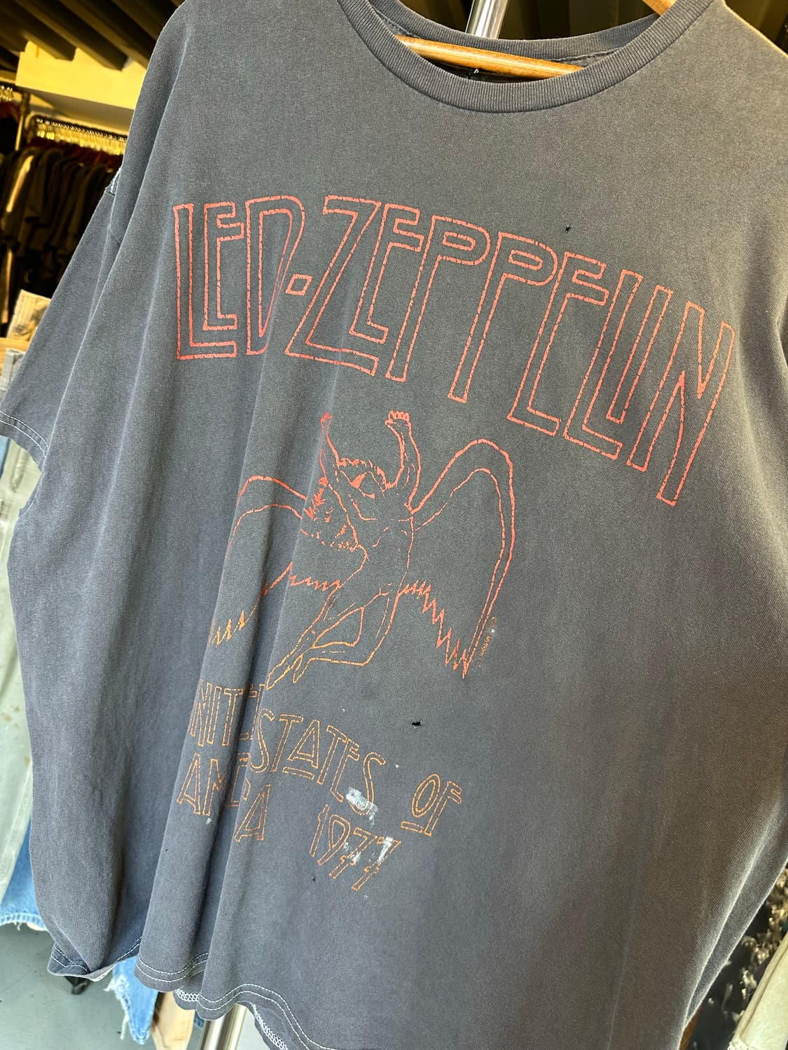 레드 제플린 Led Zeppelin 락밴드 프린팅 티셔츠 상품이미지3