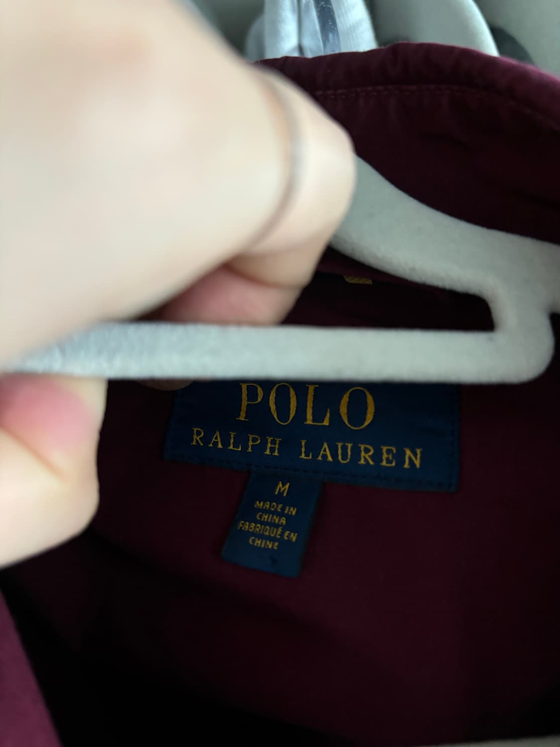폴로 자켓 버건디 m 사이즈 상품이미지2