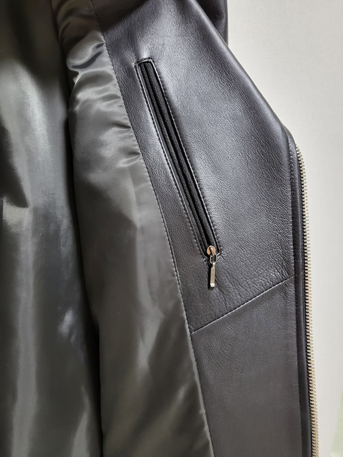 남녀공용 베지터블 램스킨 라이더 자켓 맞춤하고  새제품 free 상품이미지6