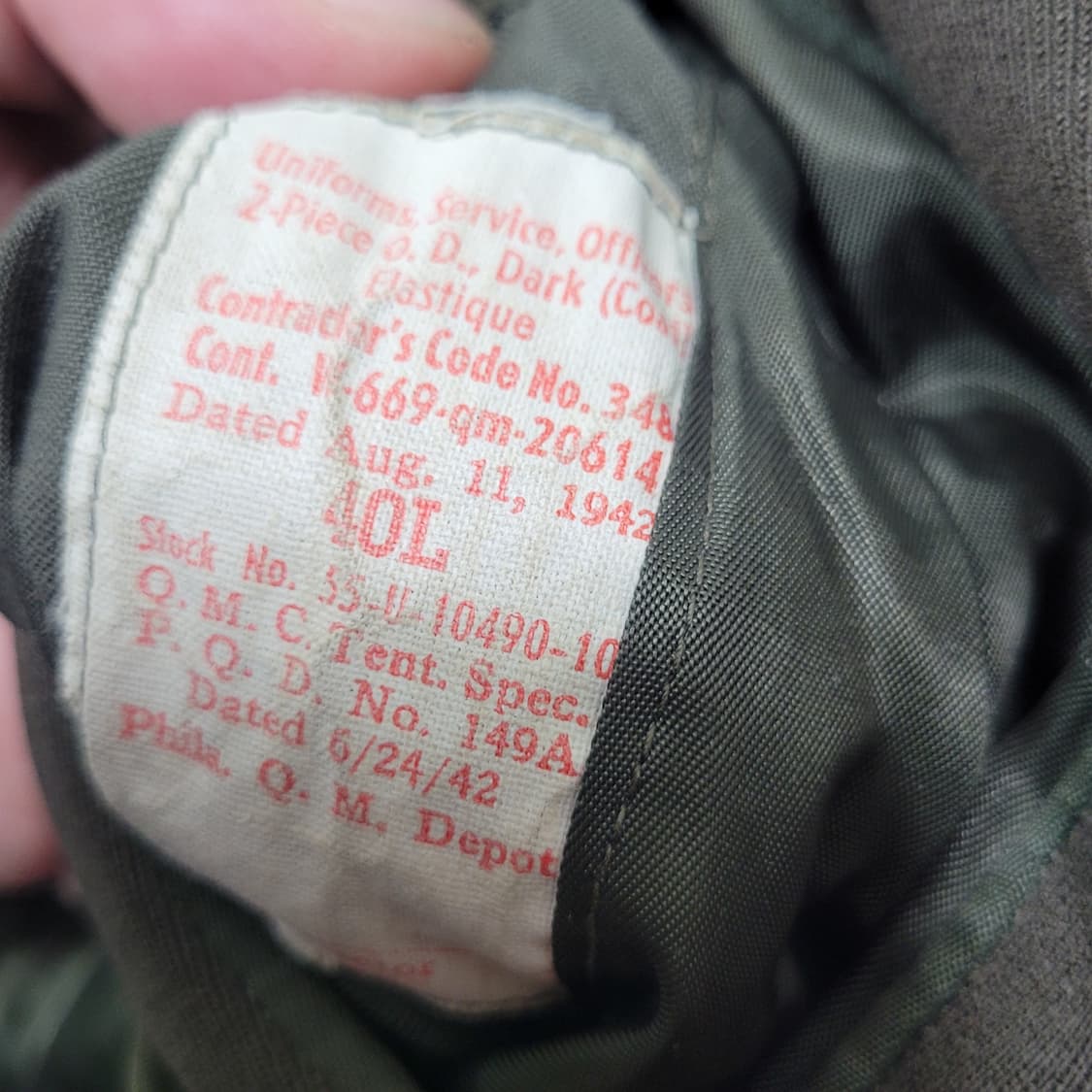 미 빈티지 이차대전 정복 상품이미지8