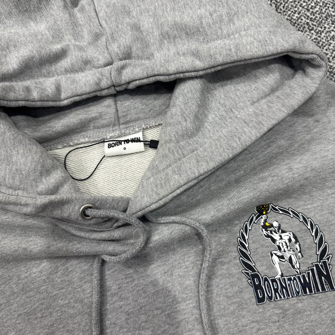 본투윈 레이즈본 크롭 후드 상품이미지5