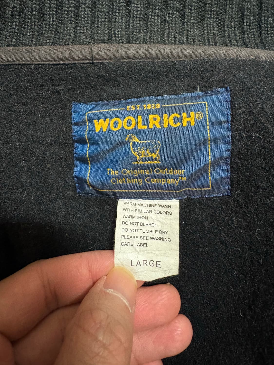 울리치 체크 코트 상품이미지3