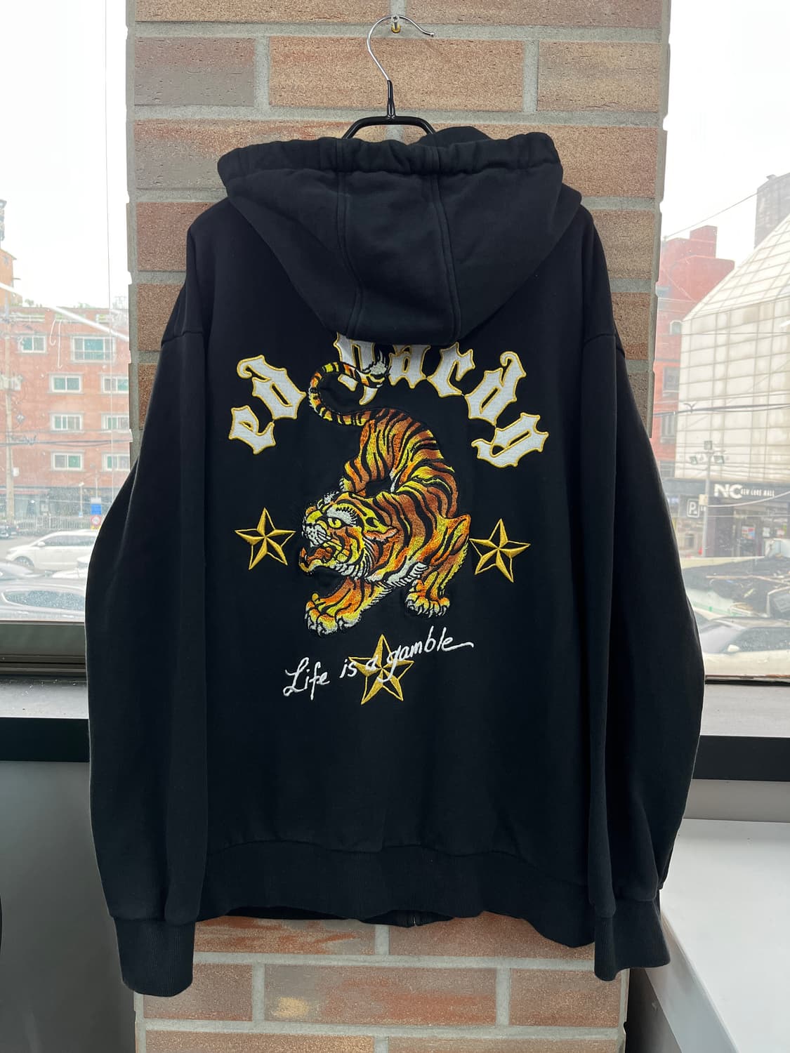 Ed Hardy 타이거 로고 후드 집업 자켓 상품이미지8