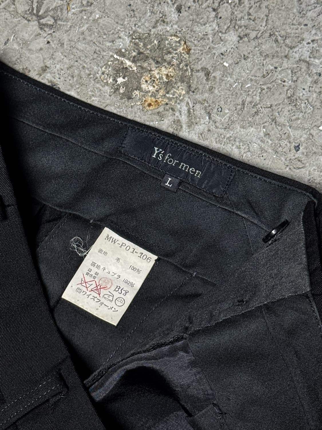 Y’s by Yohji Yamamoto – 90’s Two Tuck 상품이미지10