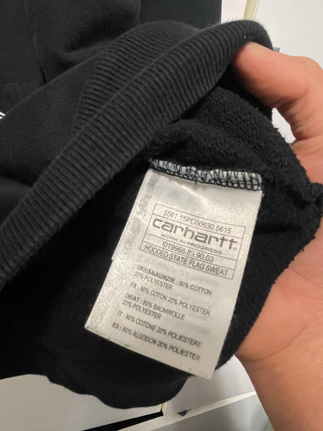 칼하트 WIP 스테이트 플래그 후드 상품이미지4