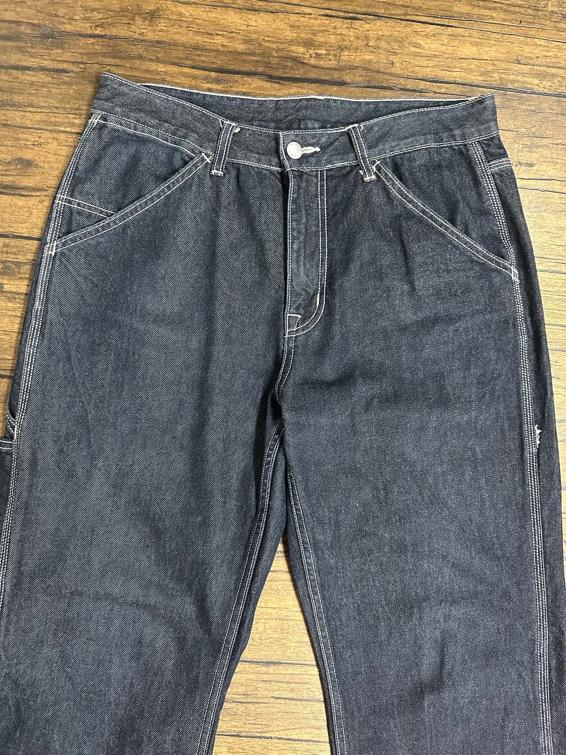 STABLE GARMENTS 카펜터 와이드 데님팬츠 32 상품이미지6