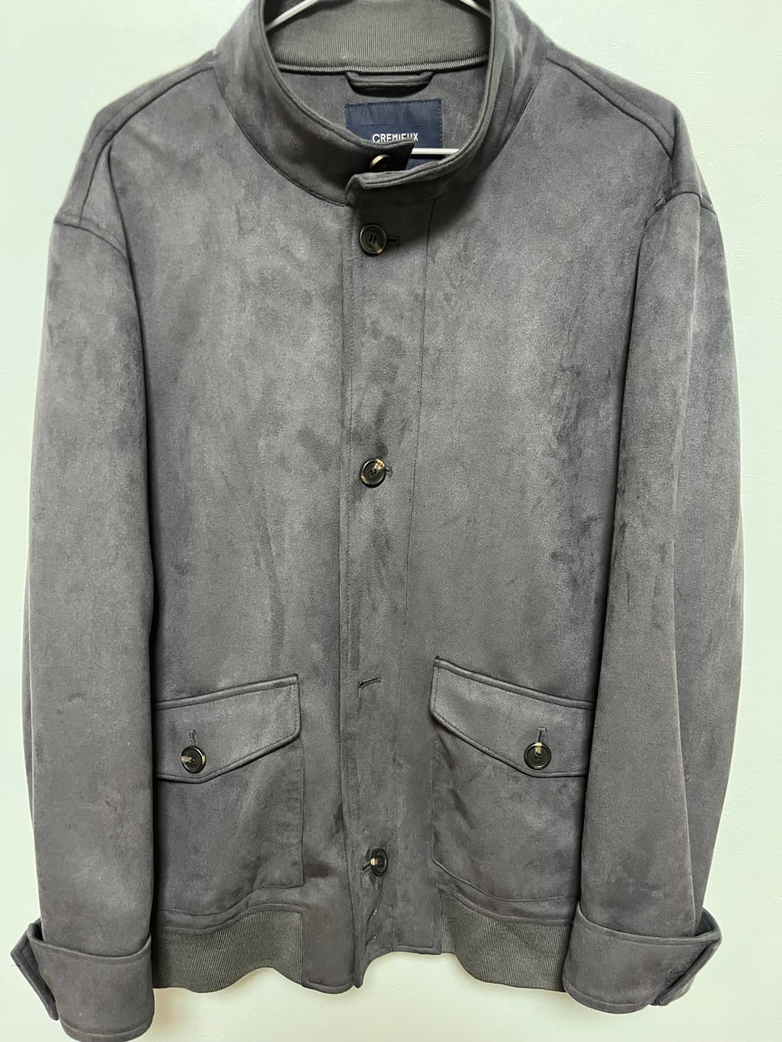 크레뮤(cremieux) 스웨이드 블루종 자켓 상품이미지1