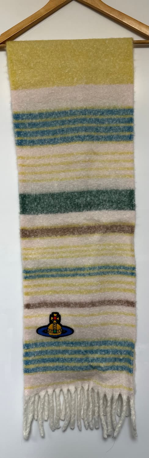 비비안웨스트우드 스트라이프 머플러남여공용 상품이미지1