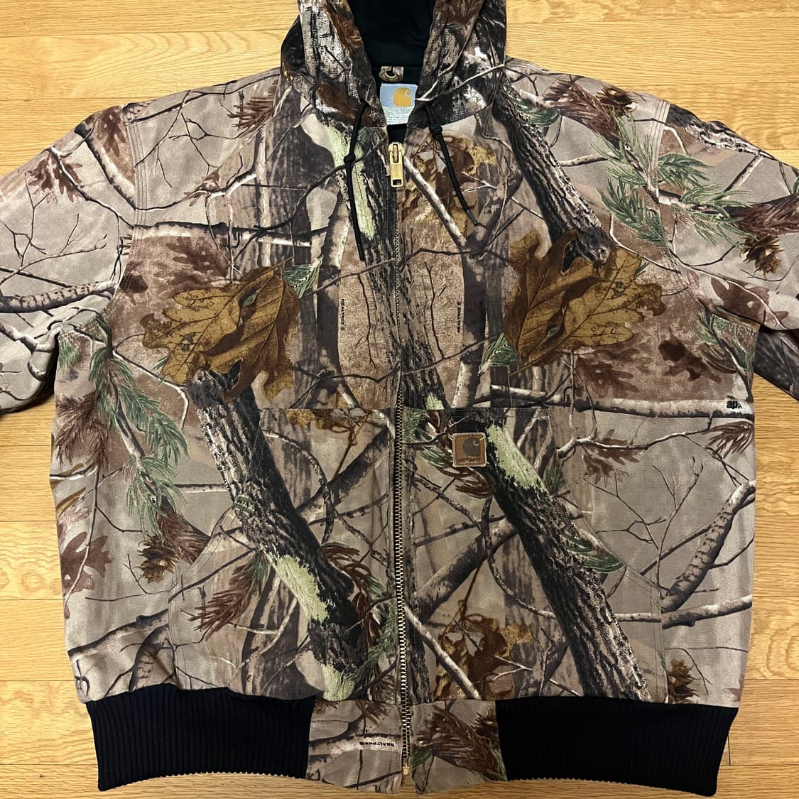 [L] 00s 빈티지 칼하트 J221 리얼트리 덕 액티브 자켓 CAP 상품이미지4