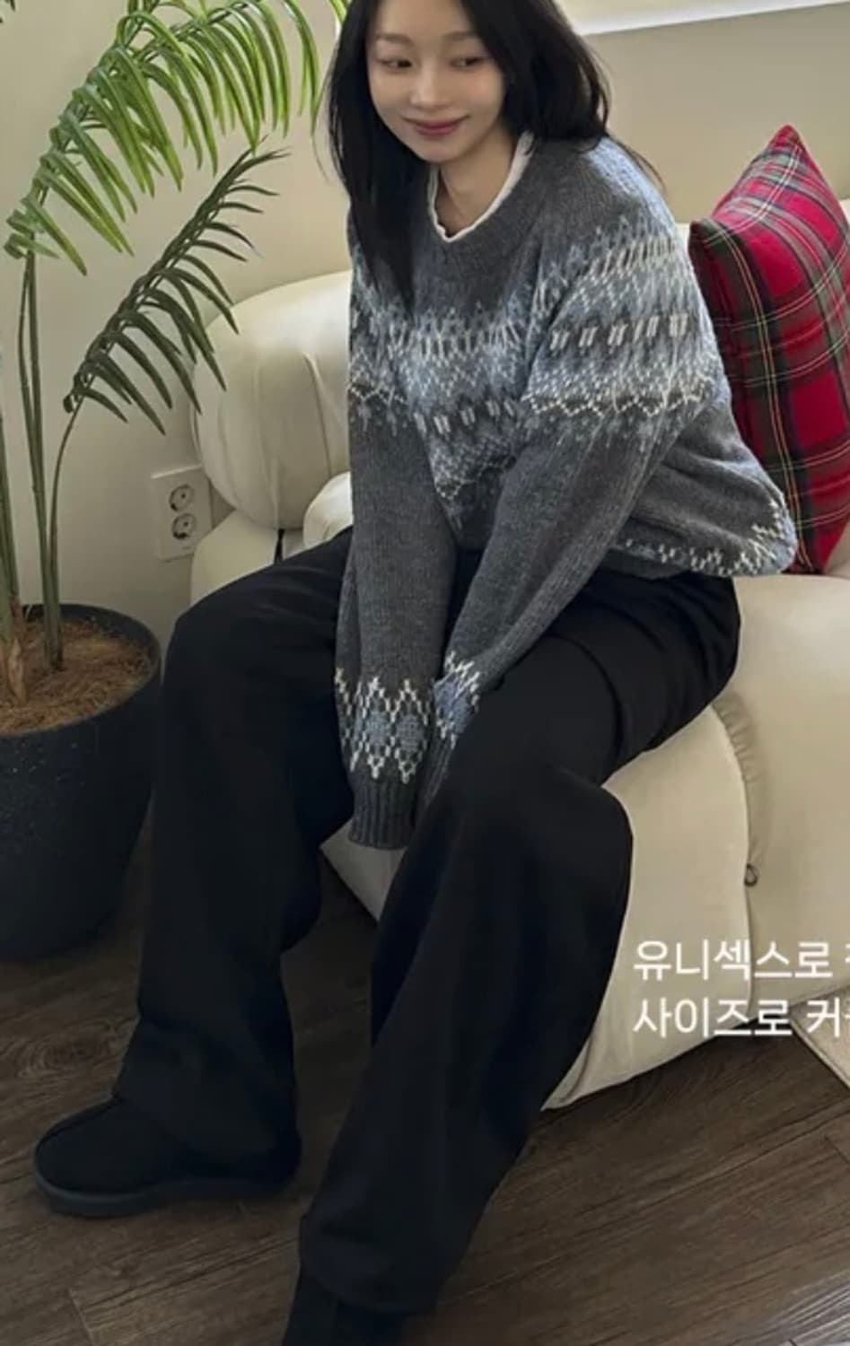 노르딕 니트 새상품 상품이미지2