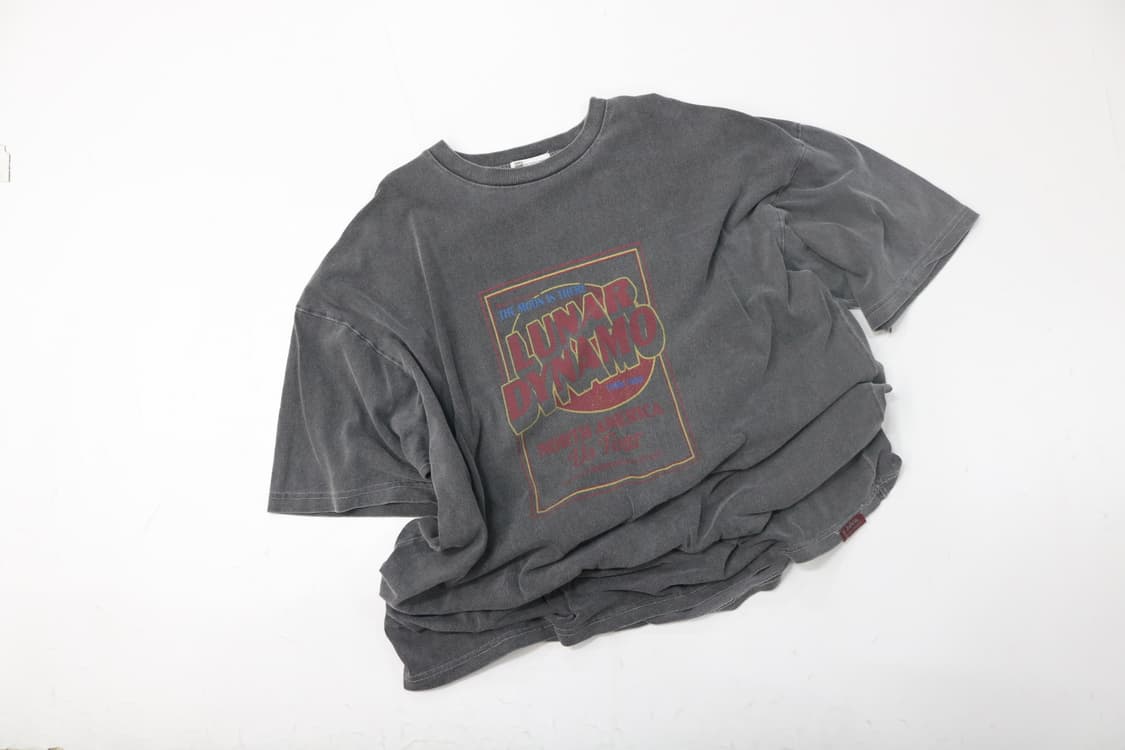 JaVa 자바 클래식 루나 다이나모 투어 피그먼트 차콜 반팔 티셔츠 L 상품이미지2