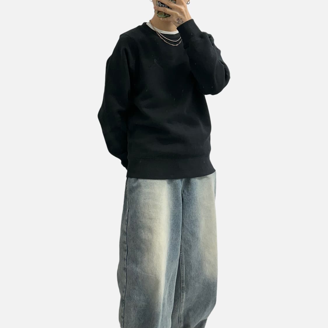 조던 점프맨 블랙 맨투맨 상품이미지2