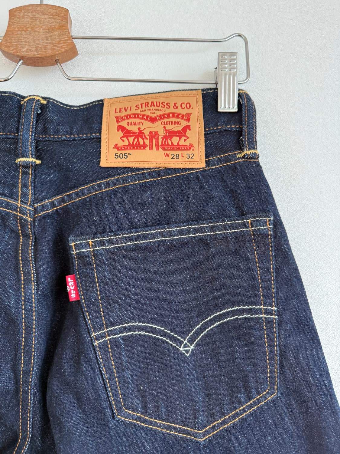 리바이스(Levi's) 505 데님 팬츠(기장 수선) 상품이미지5